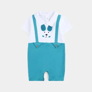 Infant Girls Cotton Interlock Romper Floral Paradise