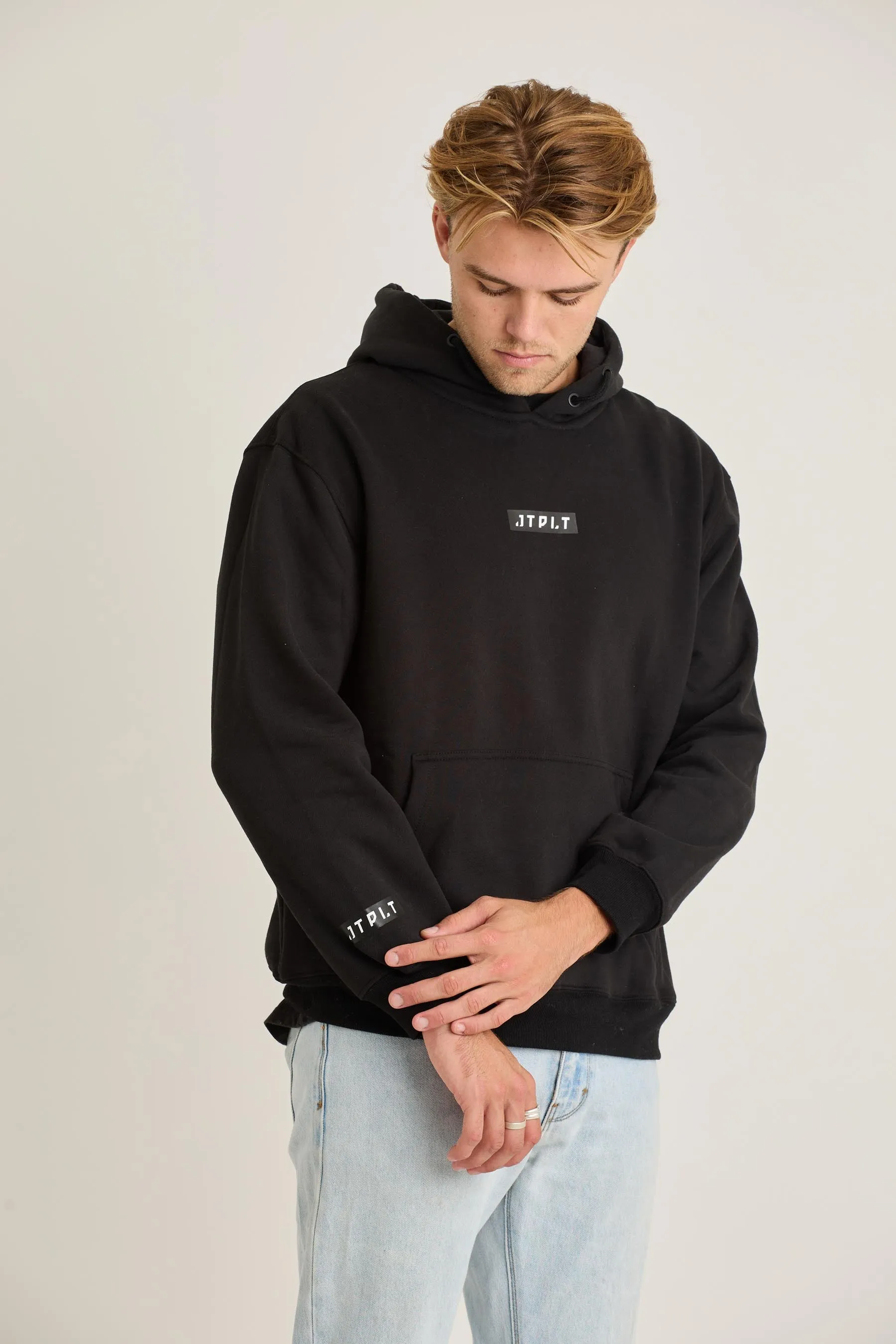 Jetpilot Corp Mens Pullover - Black