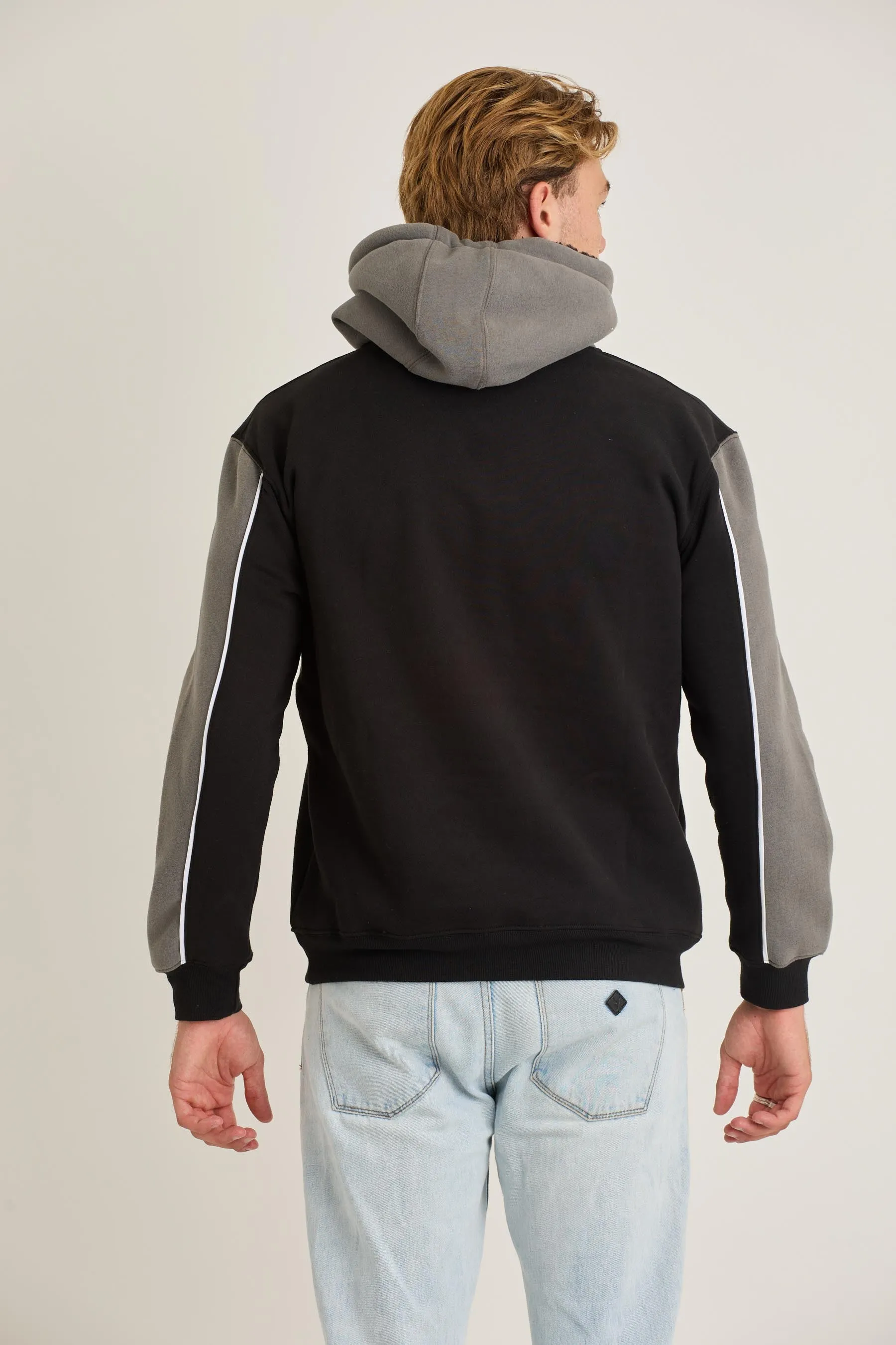 Jetpilot F5 Mens Pullover - Black/Charcoal