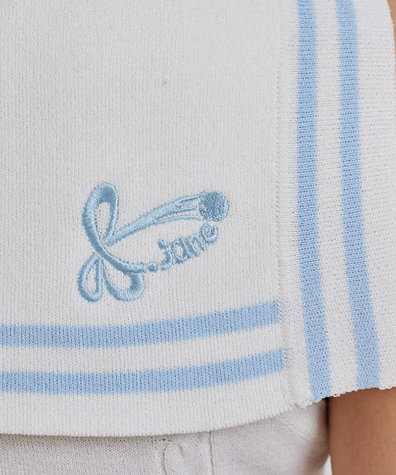 J.Jane Sailor Sleeveless Knit - White