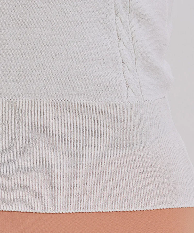 J.Jane Sailor Sleeveless Knit - White