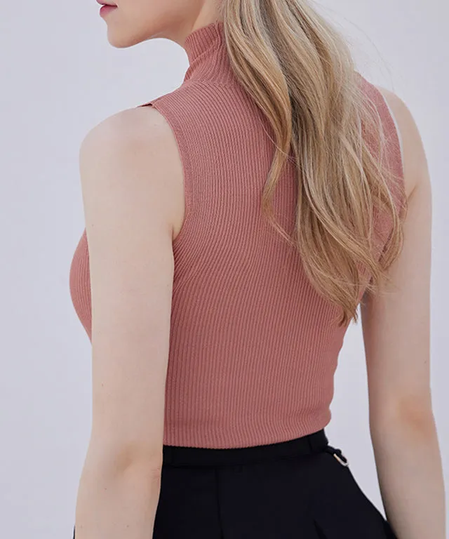 J.Jane Summer Sleeveless Knit - Rose Brown