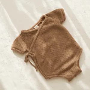 Jovi Knit Romper - Chocolate