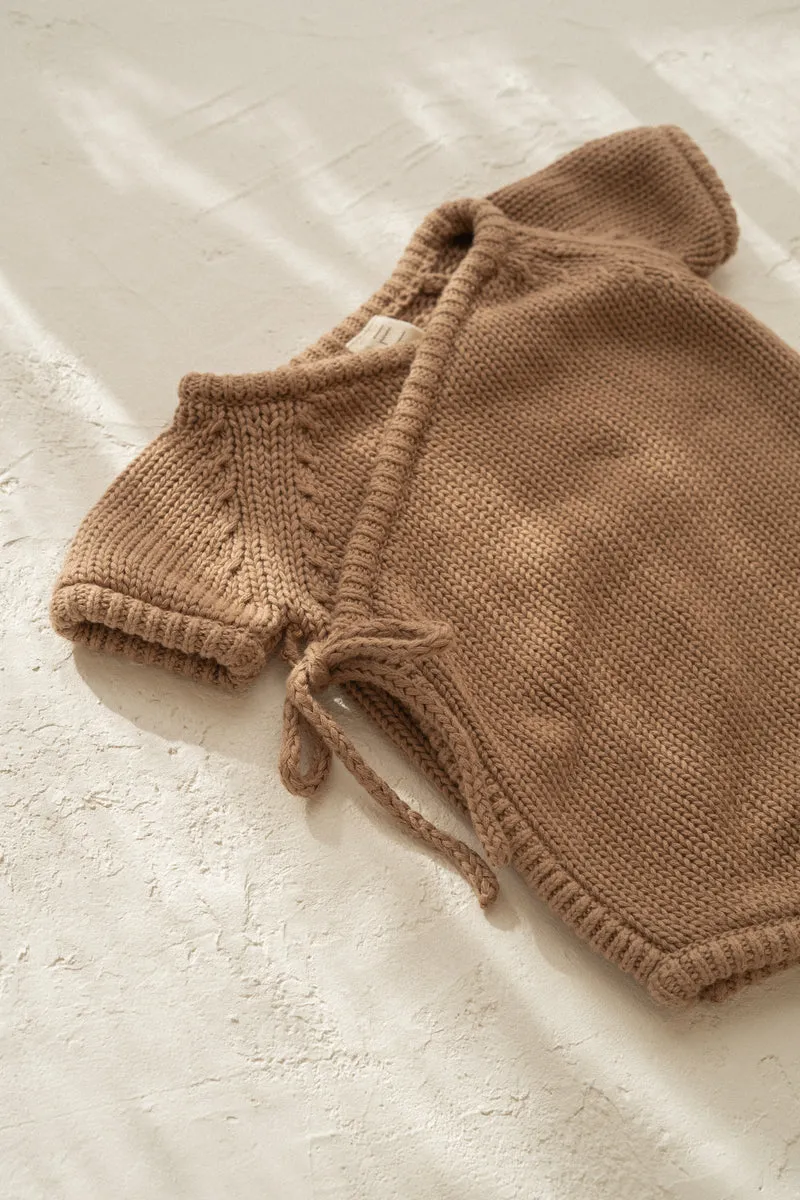 Jovi Knit Romper - Chocolate