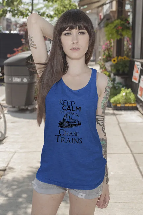 Keep Calm and Chase Trains (Women)