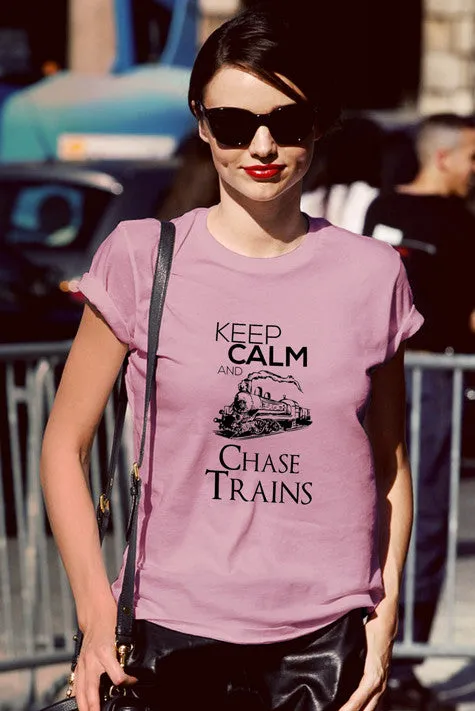 Keep Calm and Chase Trains (Women)