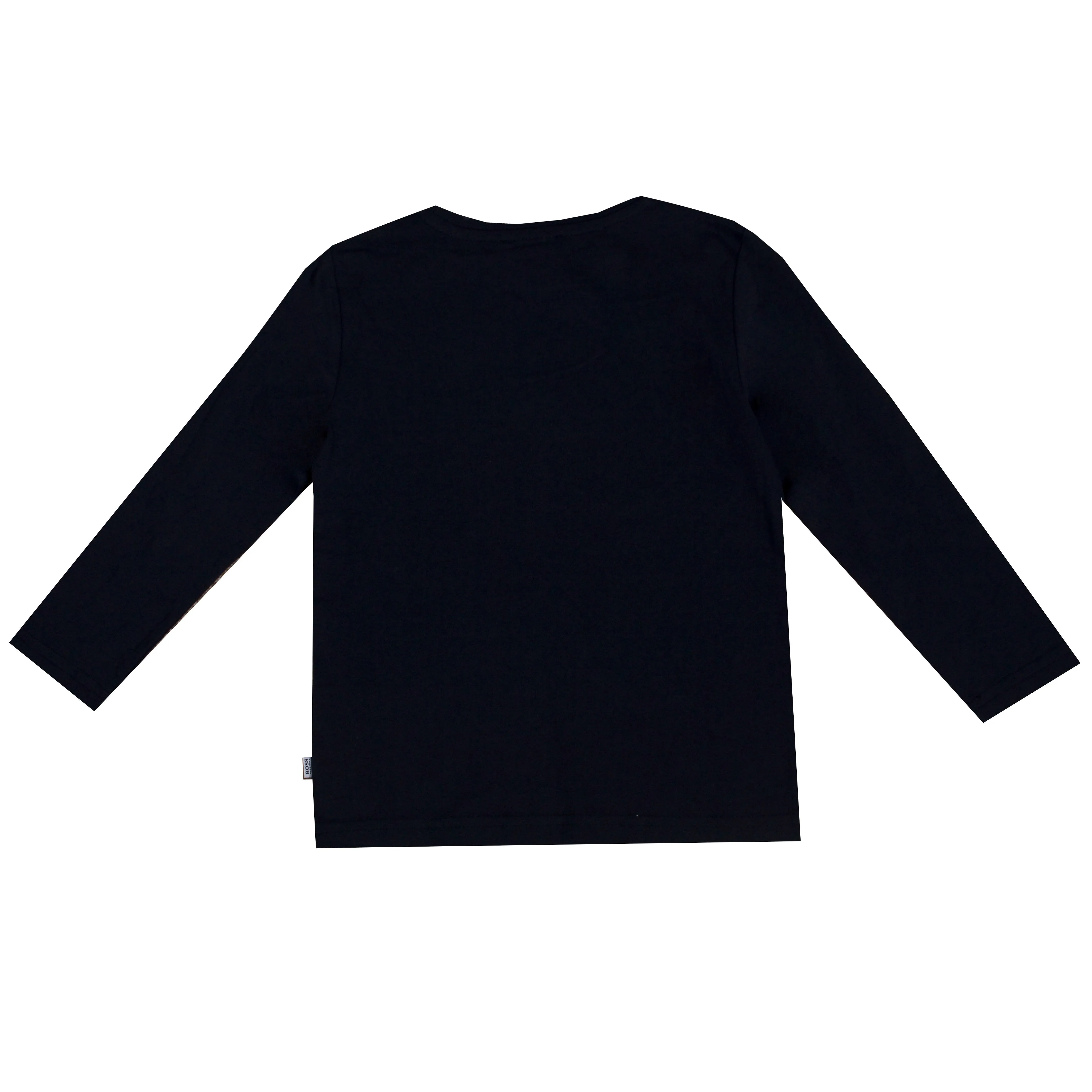 Kids Hugo Boss Long Sleeve Logo Shirt