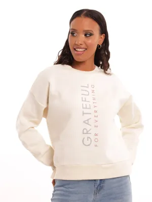 Ladies Pullover - Cream