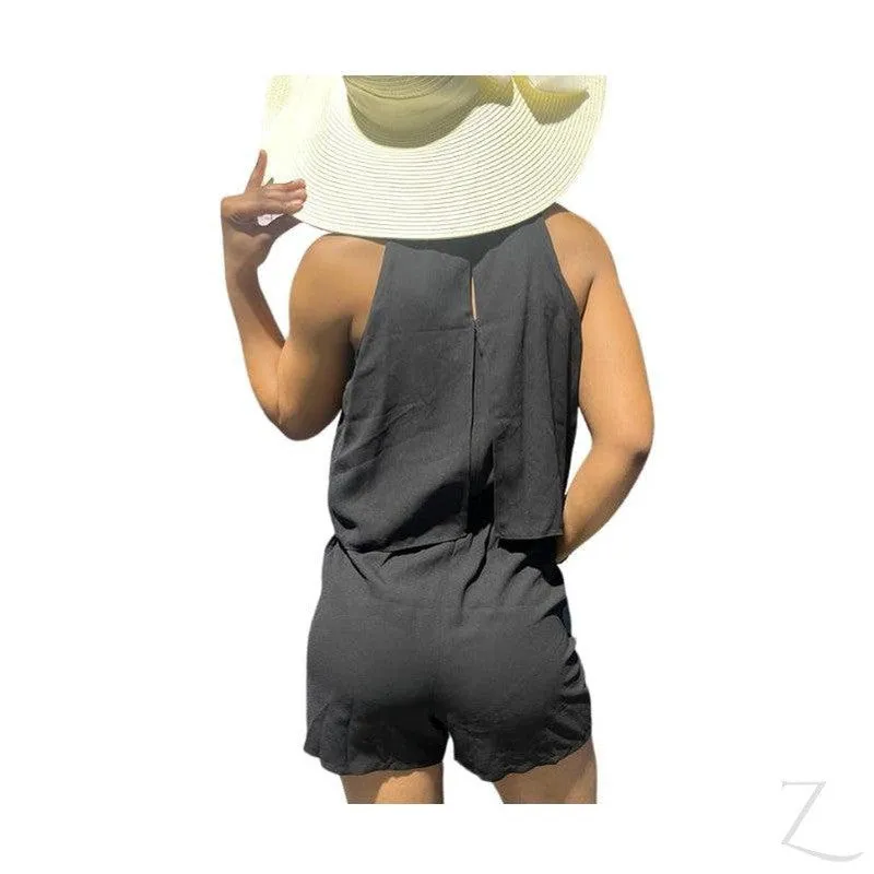 Ladies Sleeveless Summer Romper | Short | "Tisa"