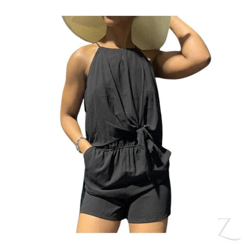 Ladies Sleeveless Summer Romper | Short | "Tisa"
