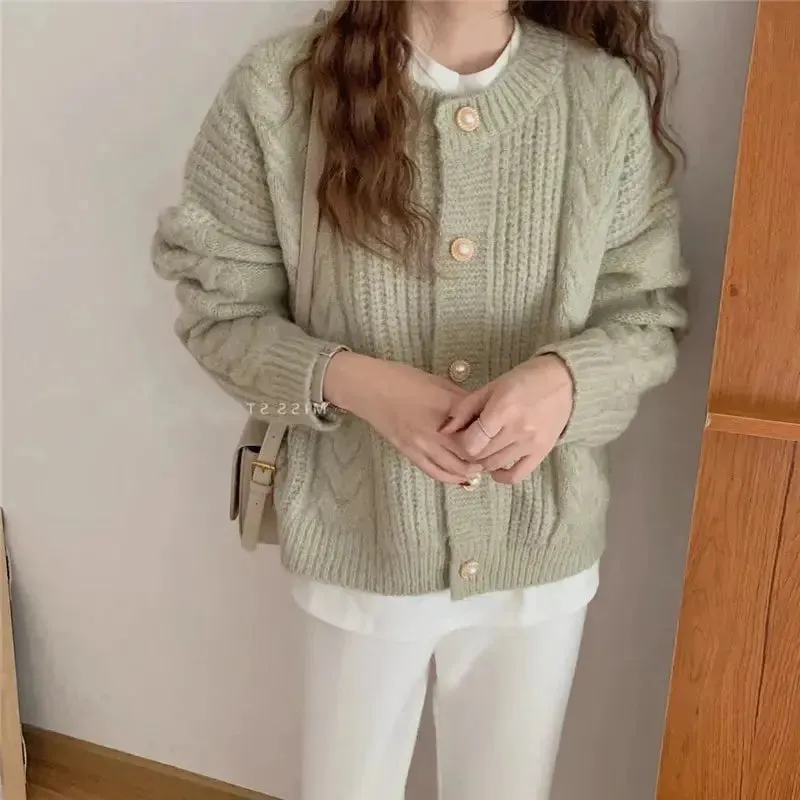 ladies sweater Long Sleeve knitwear Women jumpers clothes fashion Girls' knitted women knit cardigan