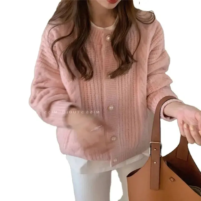 ladies sweater Long Sleeve knitwear Women jumpers clothes fashion Girls' knitted women knit cardigan
