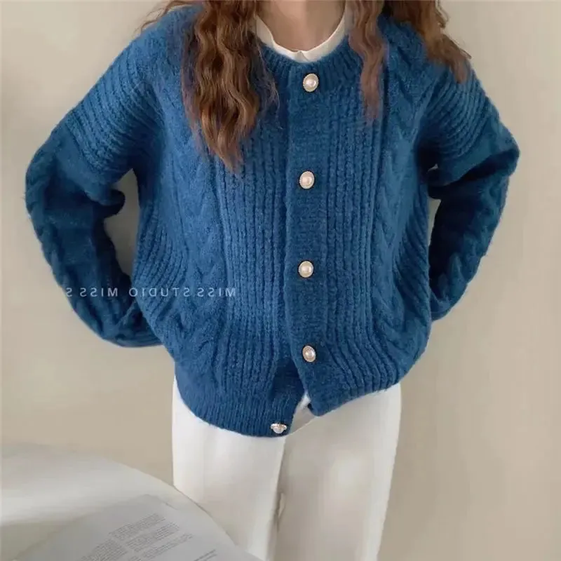 ladies sweater Long Sleeve knitwear Women jumpers clothes fashion Girls' knitted women knit cardigan