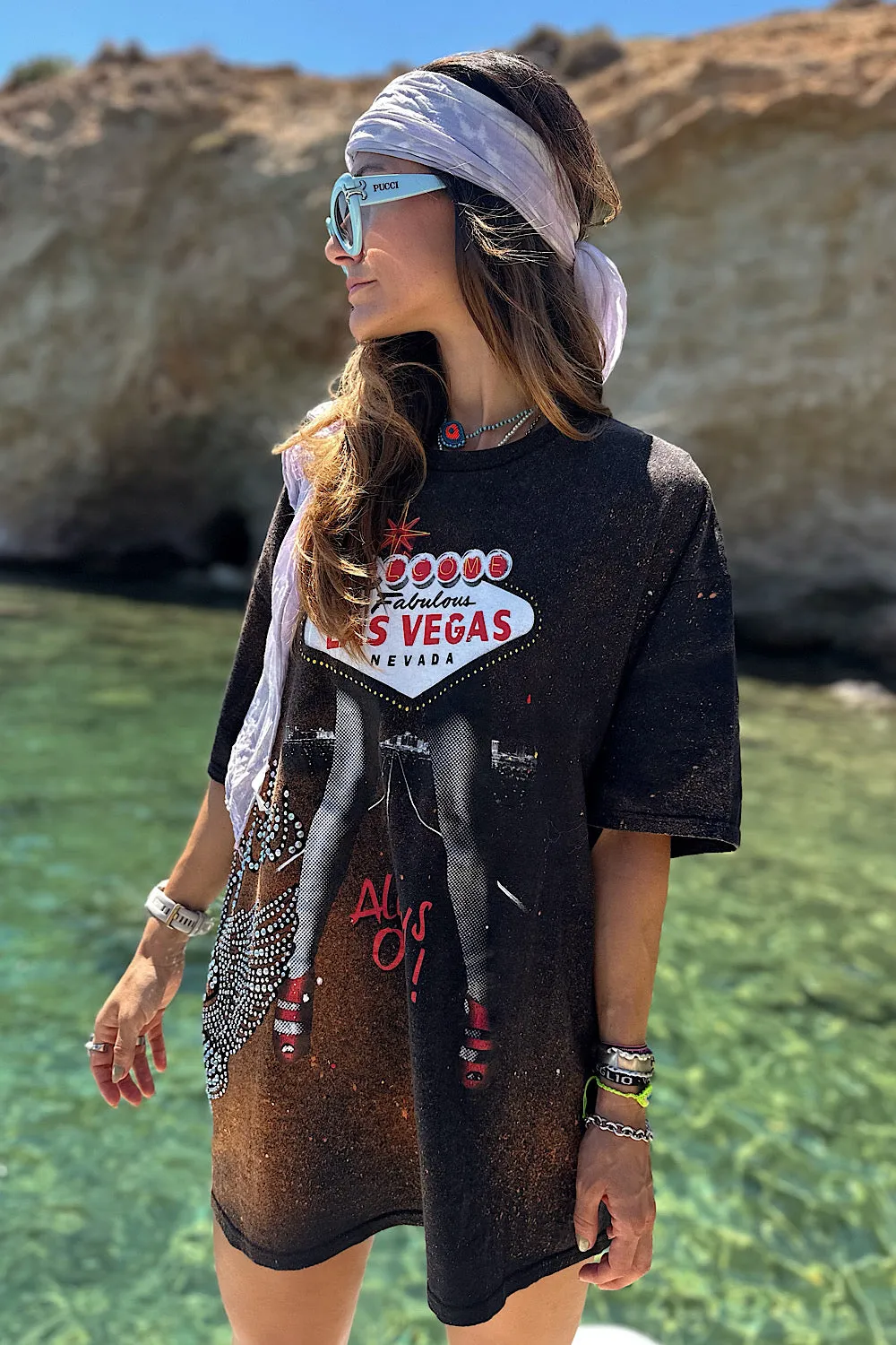 LAS VEGAS EMBELLISHED TEE