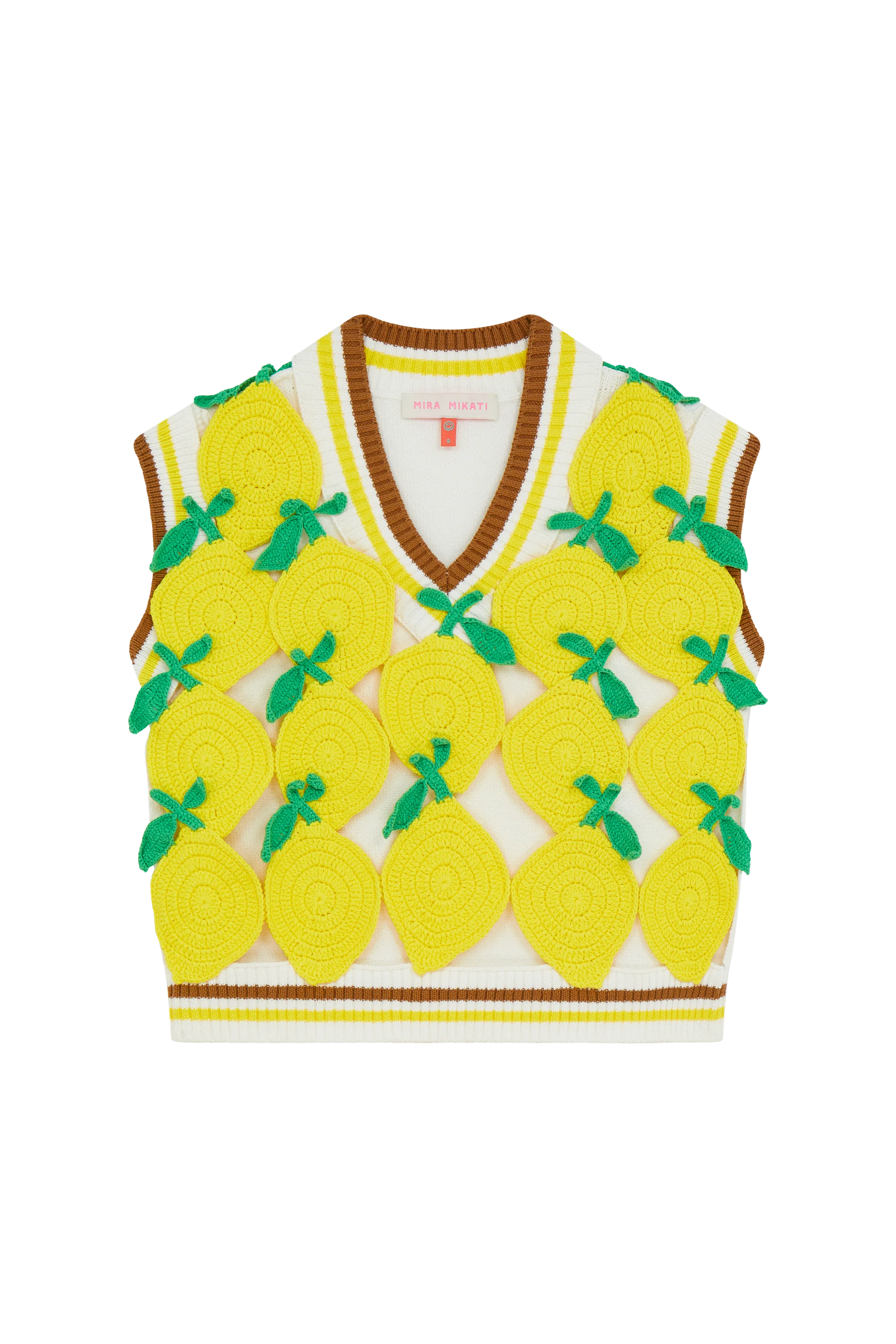 Lemon Crochet Vest