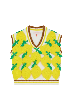 Lemon Crochet Vest