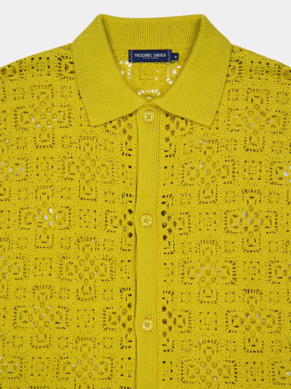 Lemon Raul Crochet Knit Cardigan