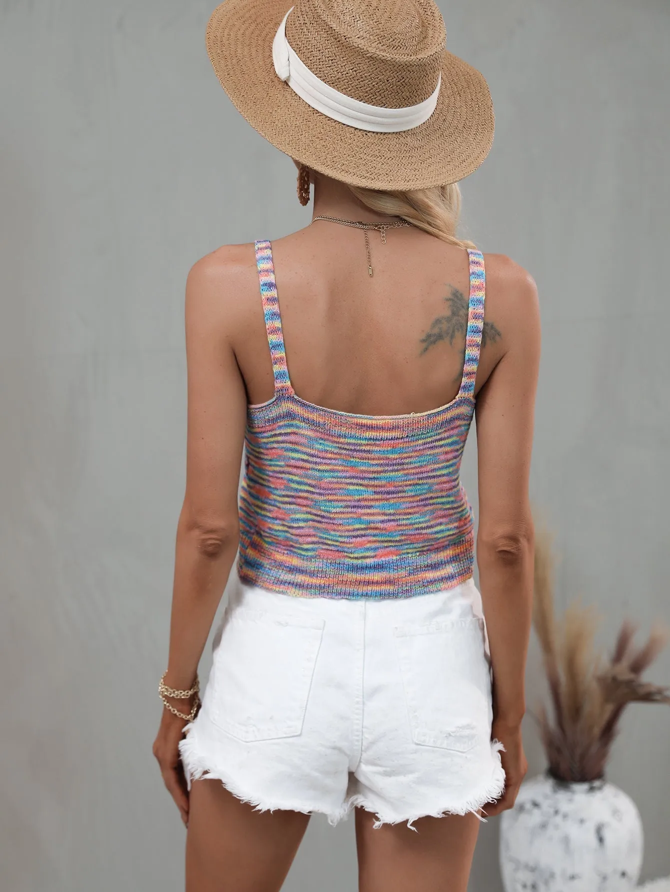 Leo Knit Top - Purple Print