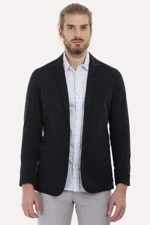 Lightweight Striped Casual Blazer