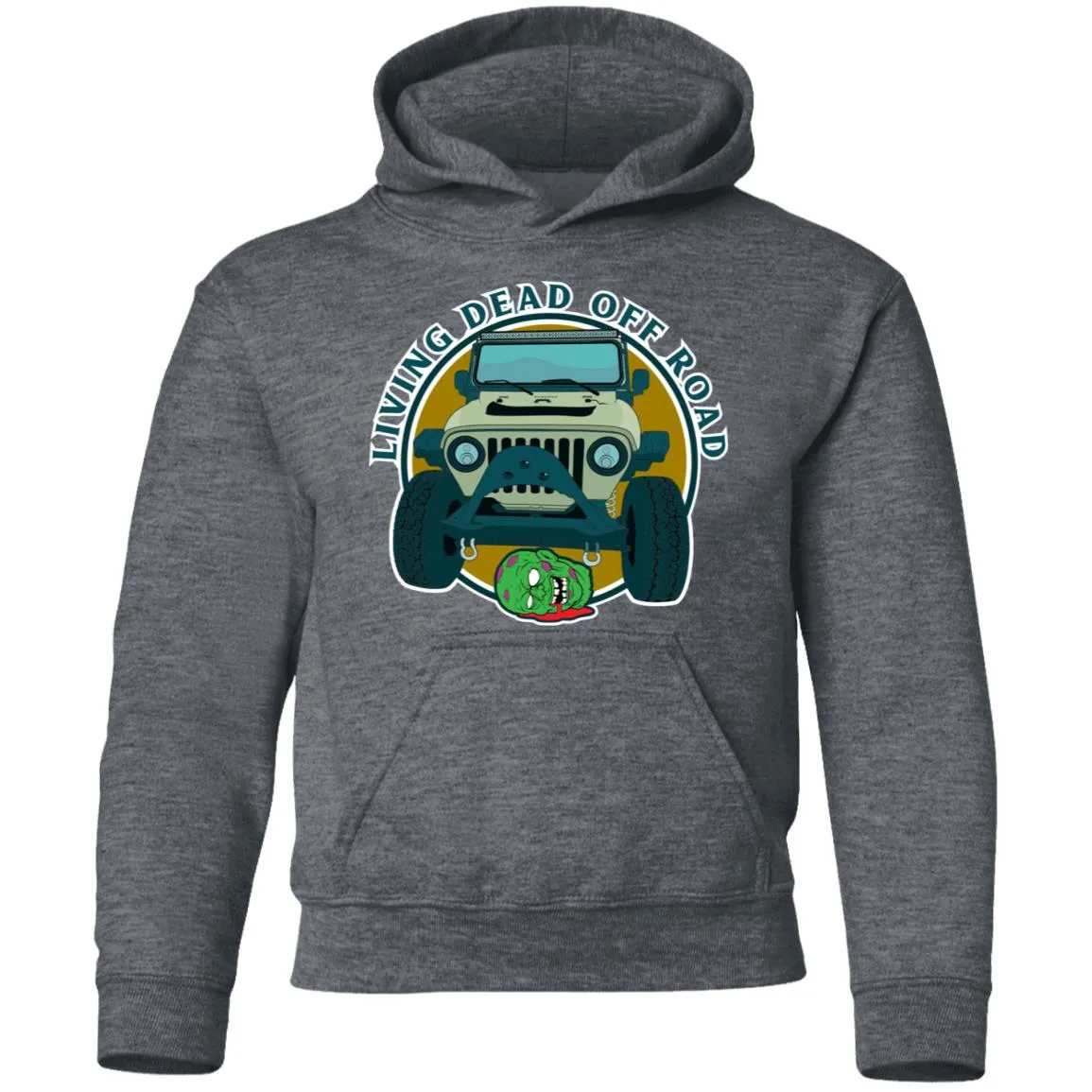 Living Dead Off Road G185B Gildan Youth Pullover Hoodie