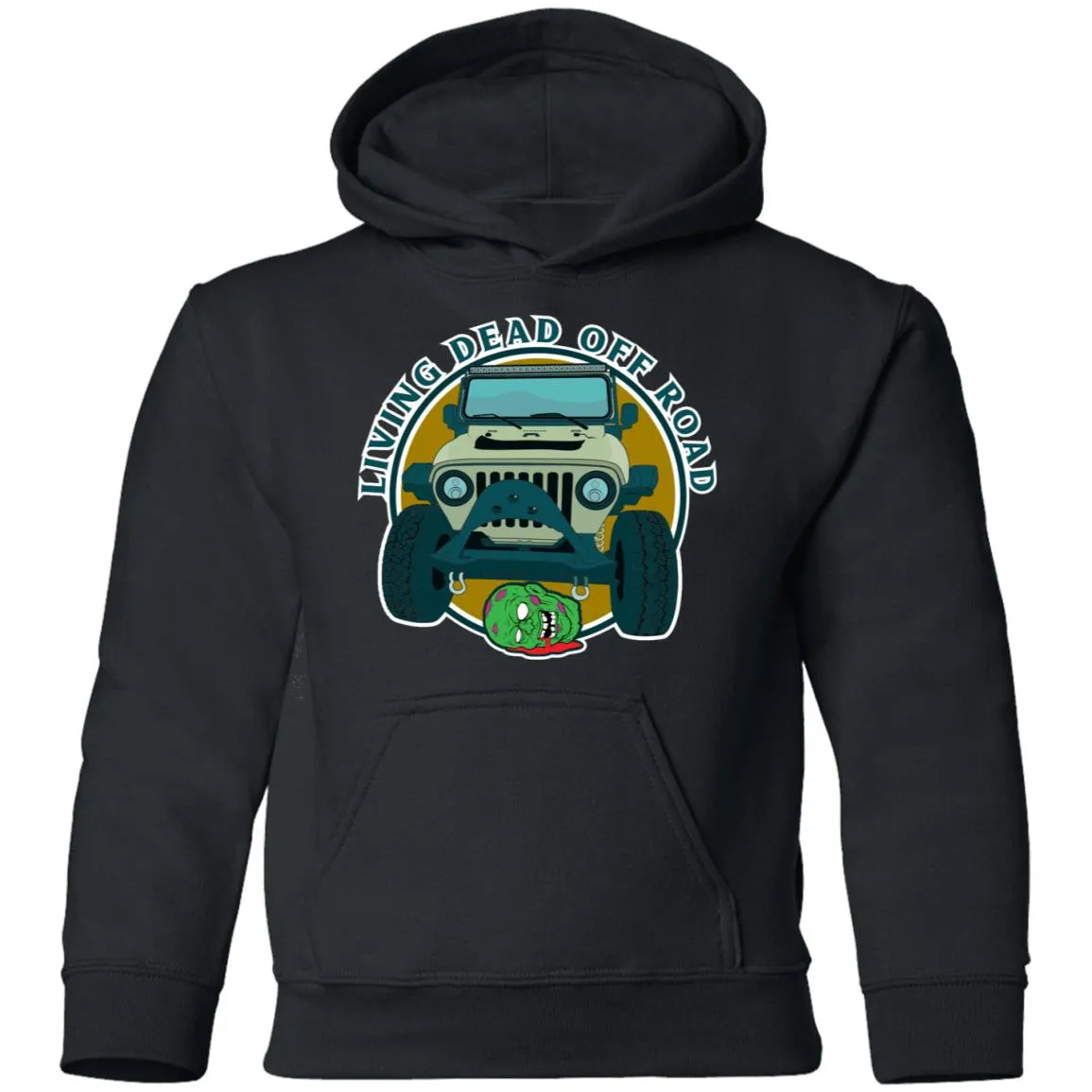 Living Dead Off Road G185B Gildan Youth Pullover Hoodie