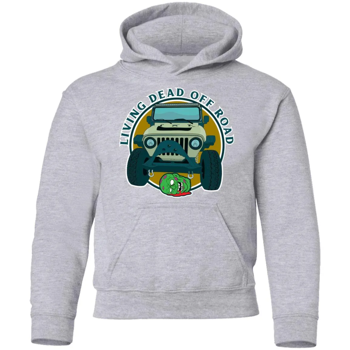 Living Dead Off Road G185B Gildan Youth Pullover Hoodie