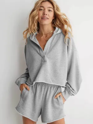Long Sleeve Hooded Pullover Sweatshirt