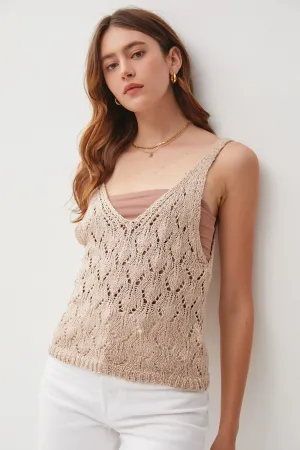 Lotus Bomb Crochet Tank