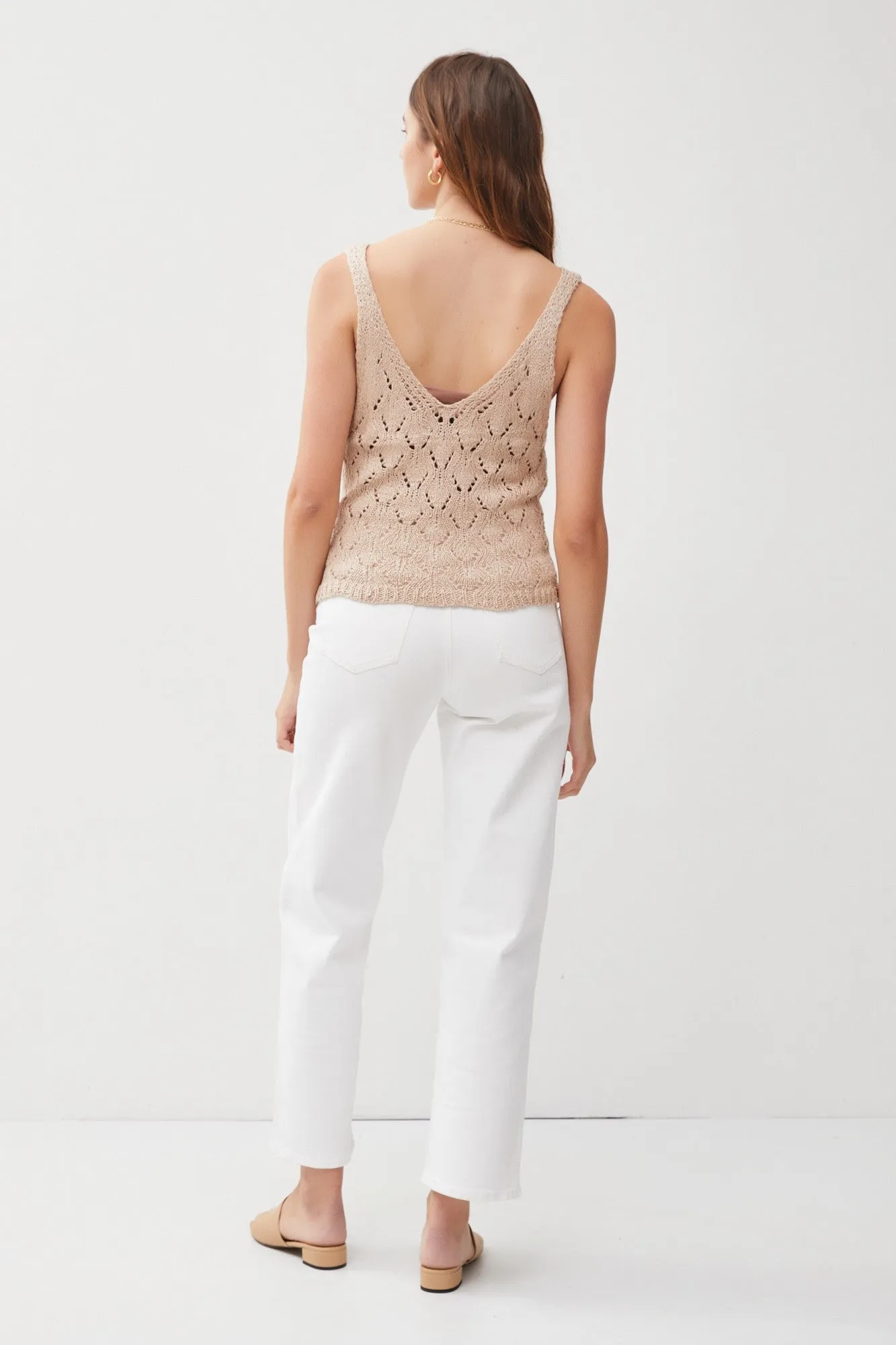Lotus Bomb Crochet Tank