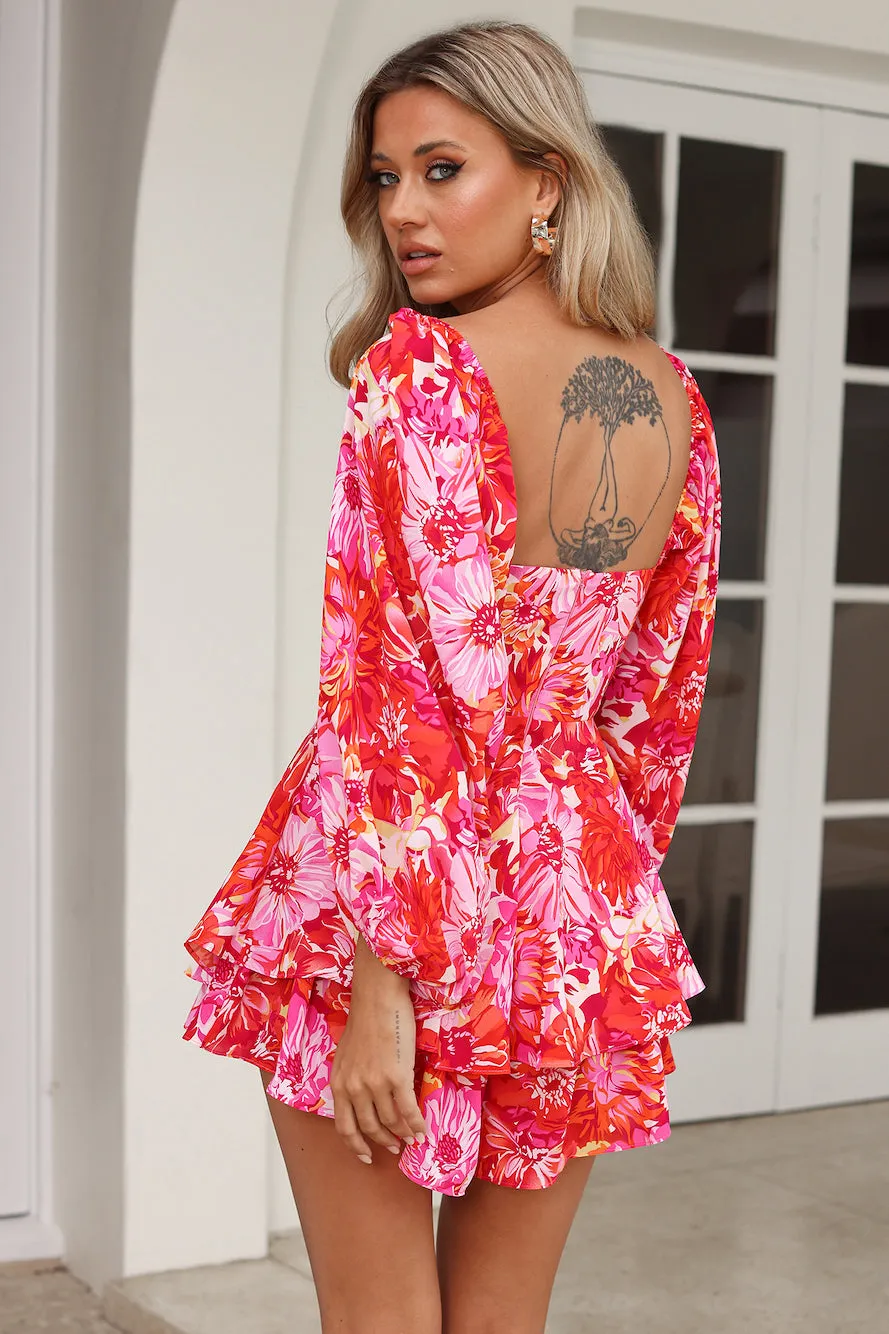 Lovely Luxe Romper Pink