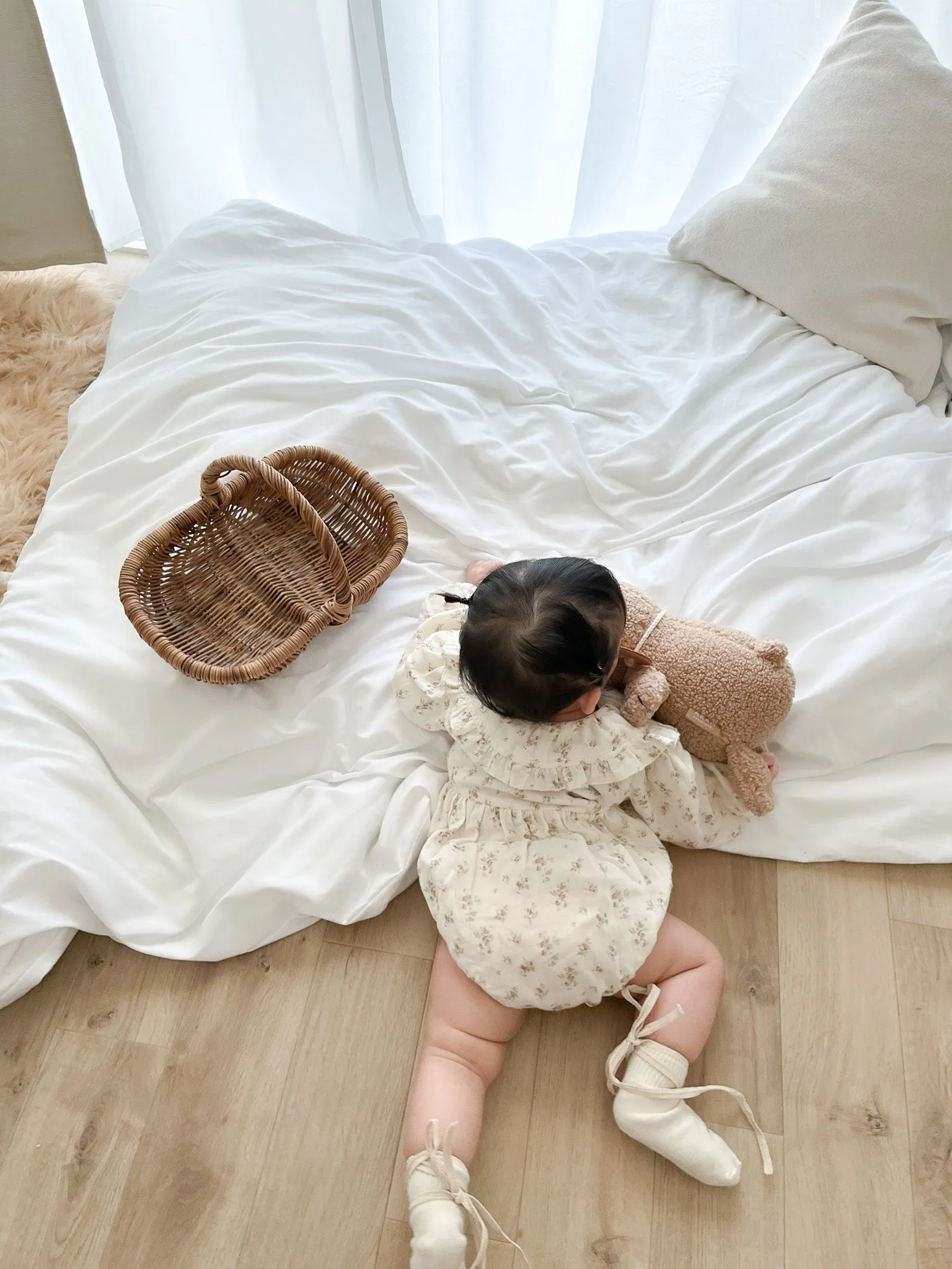 Madeline floral rompers