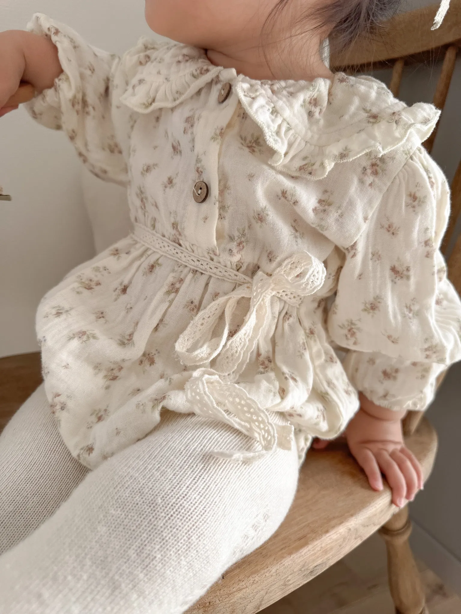 Madeline floral rompers