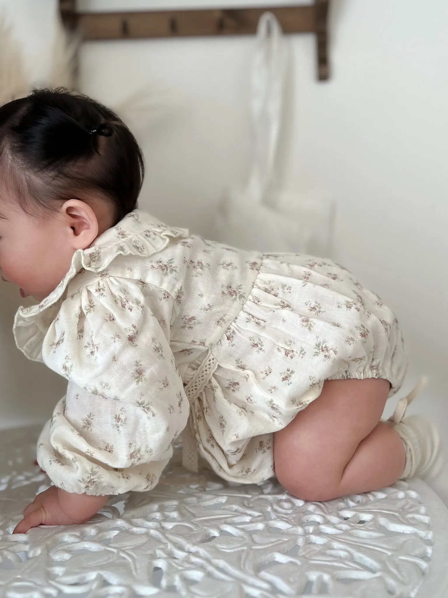 Madeline floral rompers