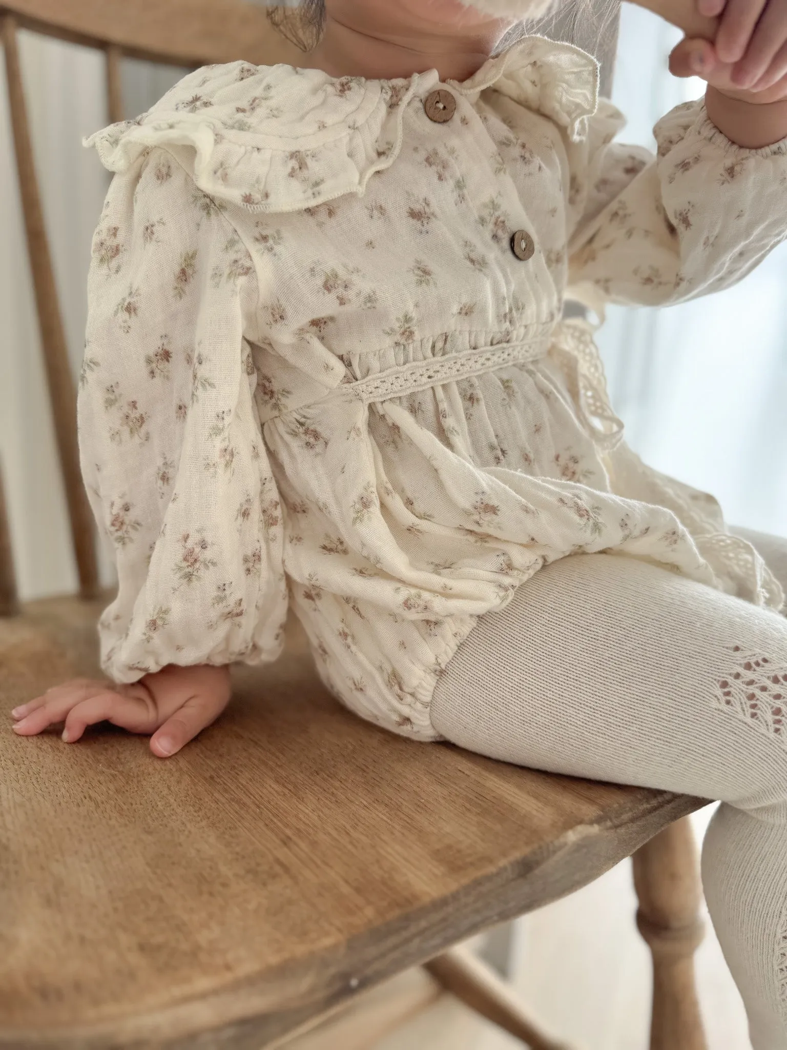 Madeline floral rompers