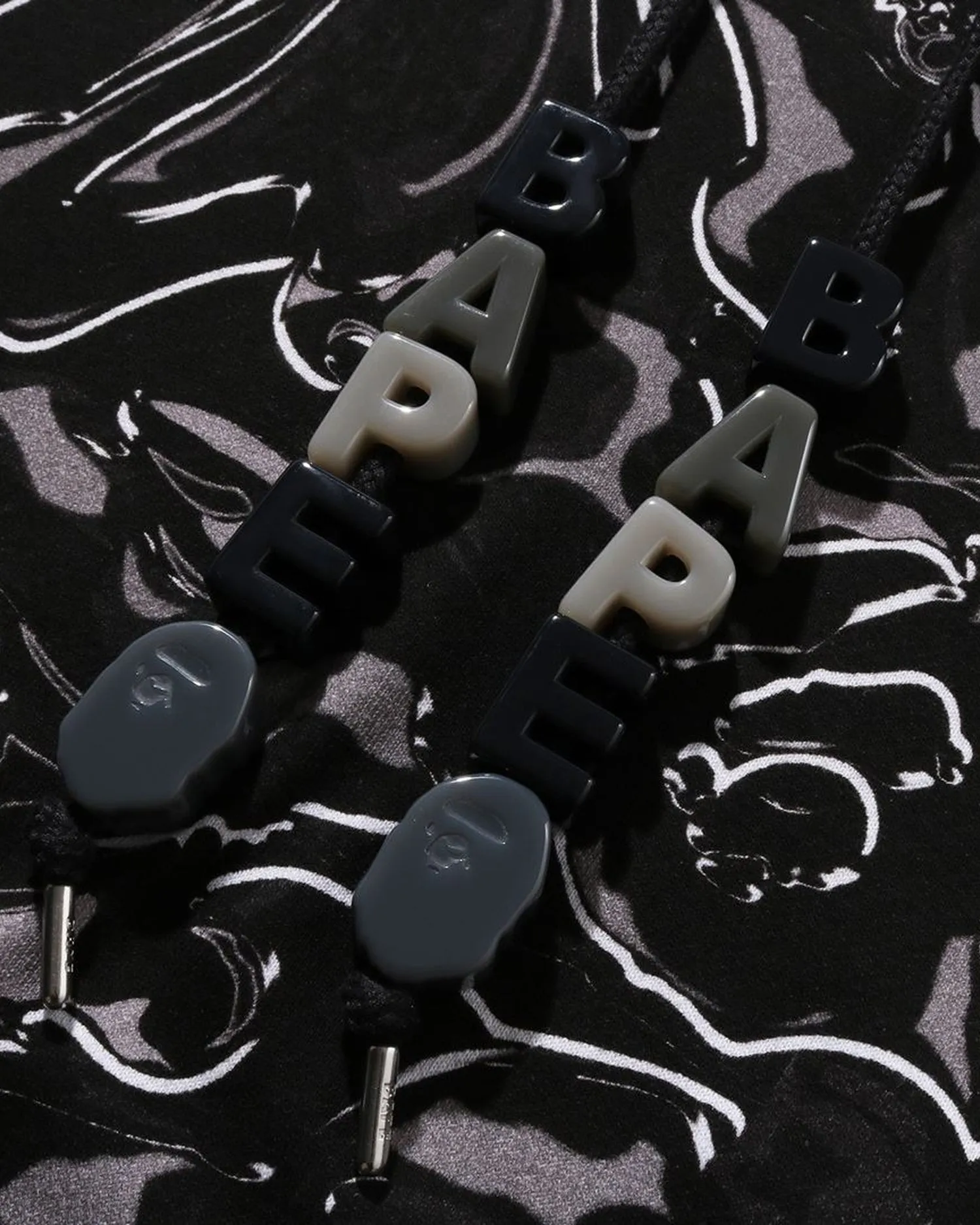 Marbling Camo Relaxed Fit Pullover Hoodie