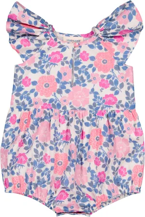 Martina Lilac Vintage Floral Romper