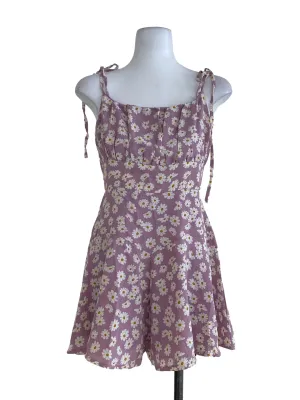 Mauve Floral Romper