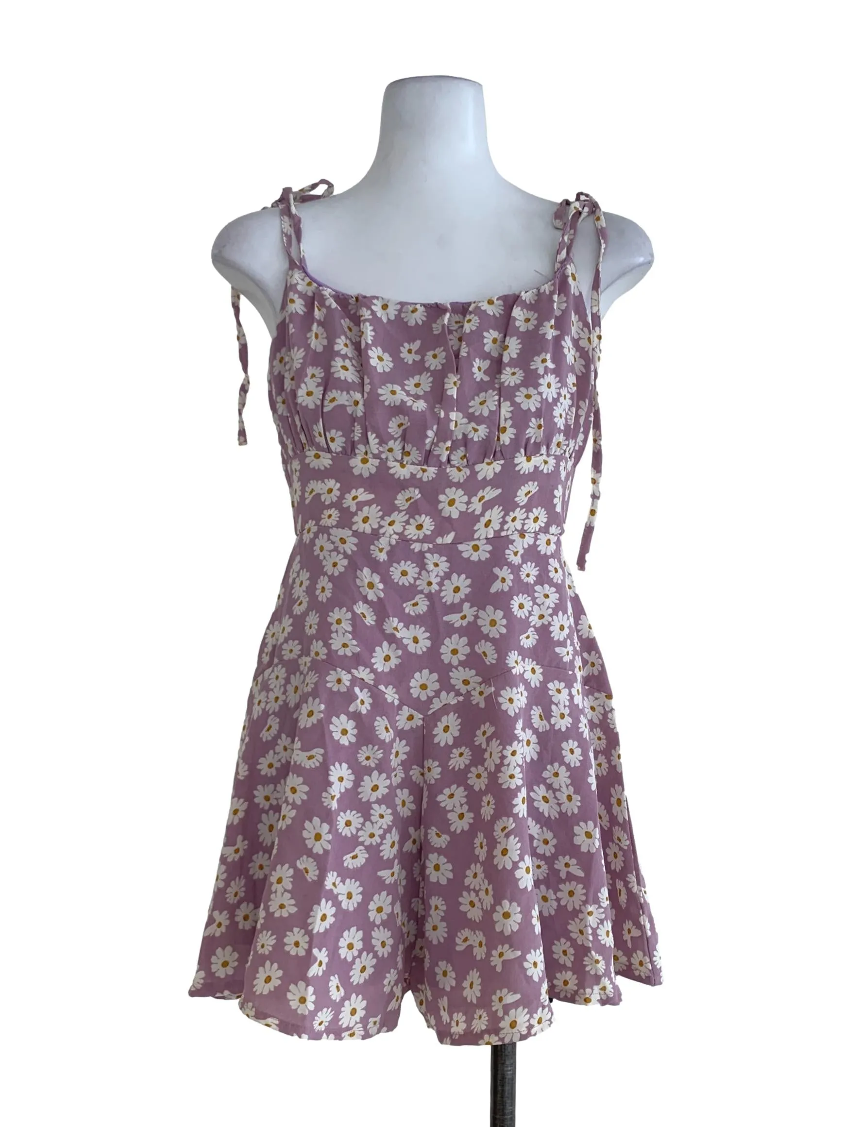 Mauve Floral Romper