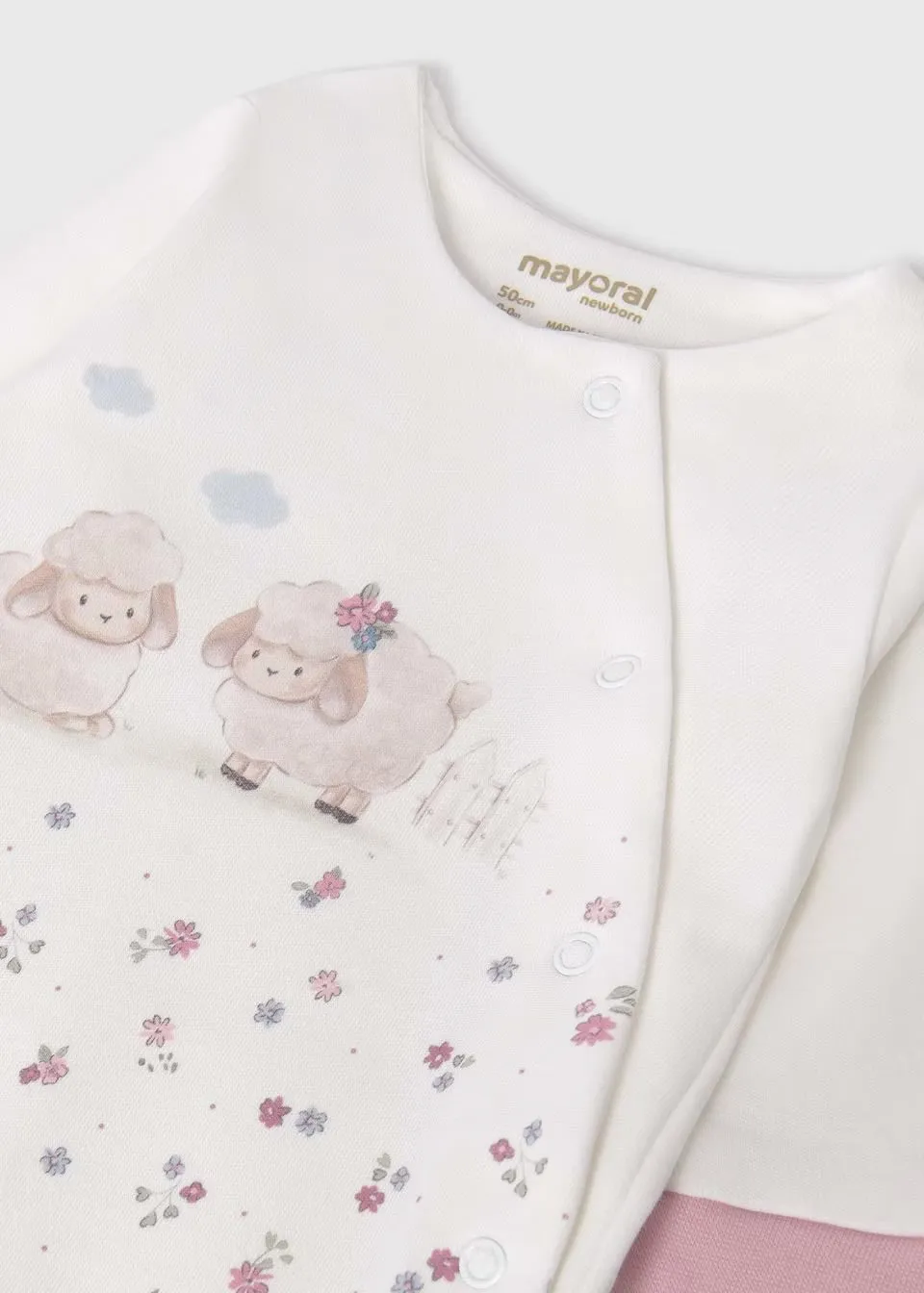 Mayoral Baby 3 Piece Gift Set 9516 Pink Sheep