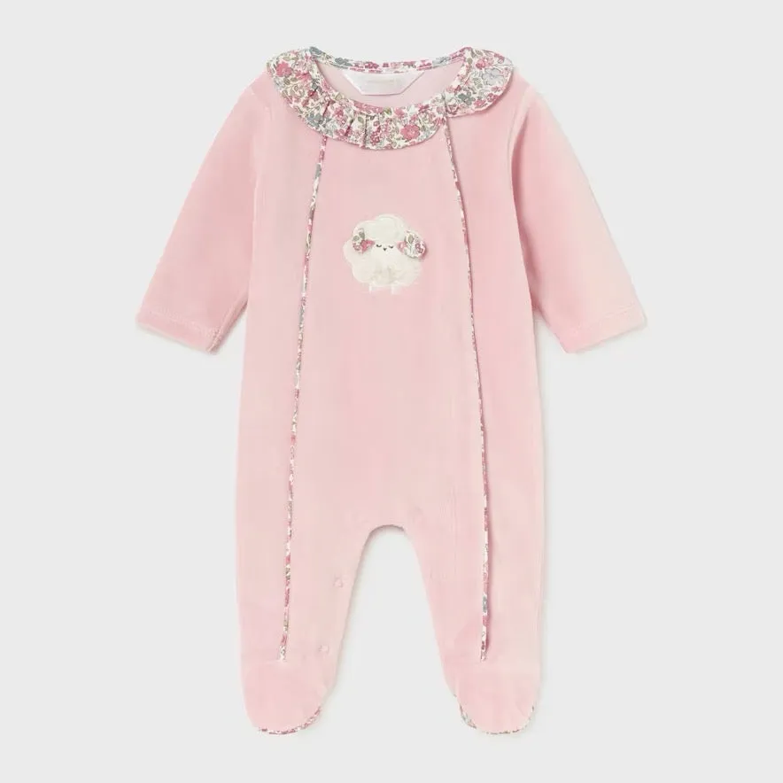 Mayoral Baby Girls Sleepsuit 2779 Pink Sheep