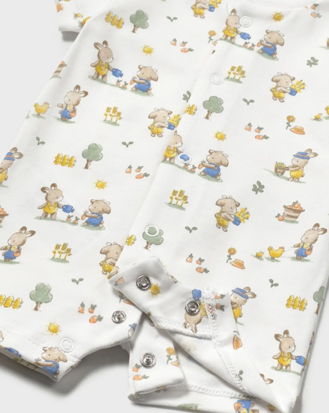 Mayoral Baby Short Romper 1707 Bunny Print