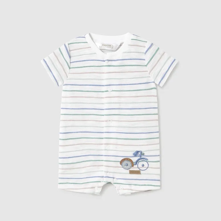 Mayoral Baby Short Romper 1707 Stripe