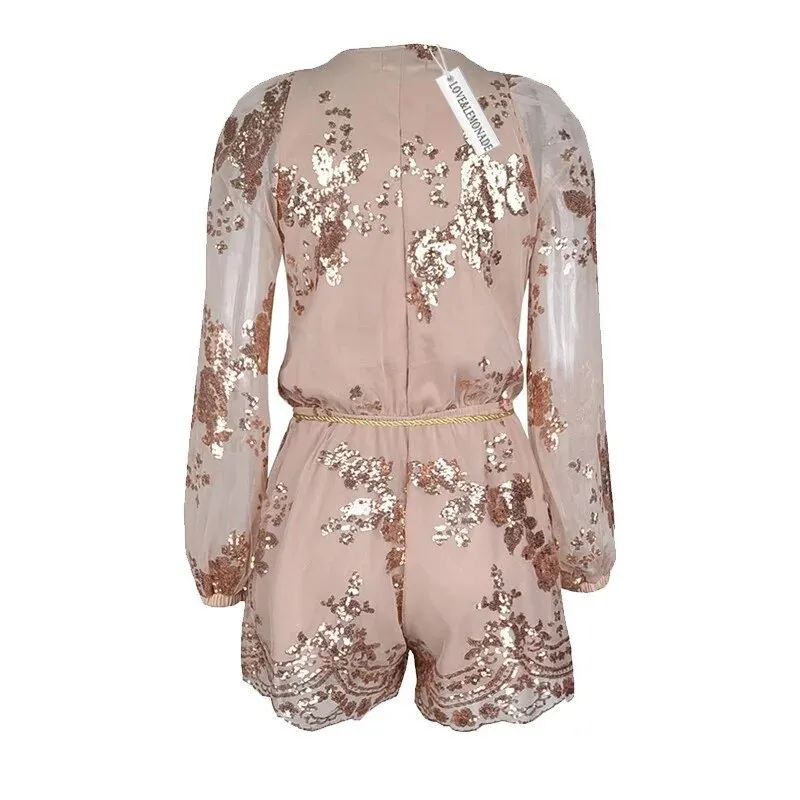 Mesh Boho Short Playsuit