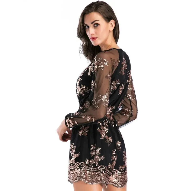 Mesh Boho Short Playsuit