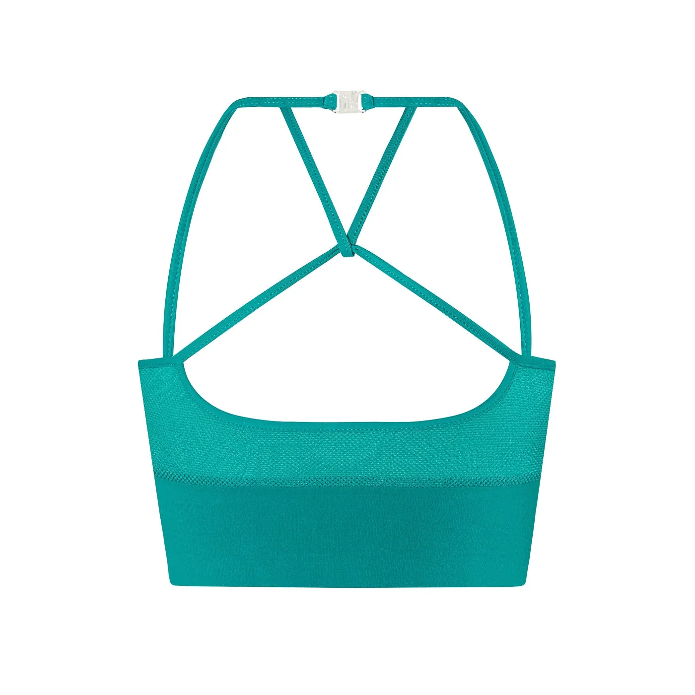 Mesh Fusion Tora Crop Top - Vibrant Green