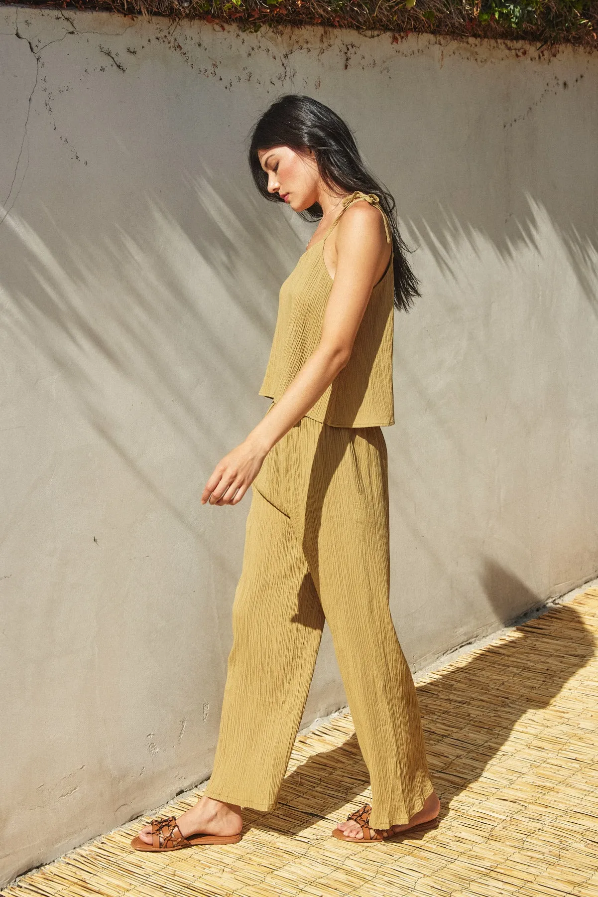 Miles Tie Shoulder Boxy Cami Top