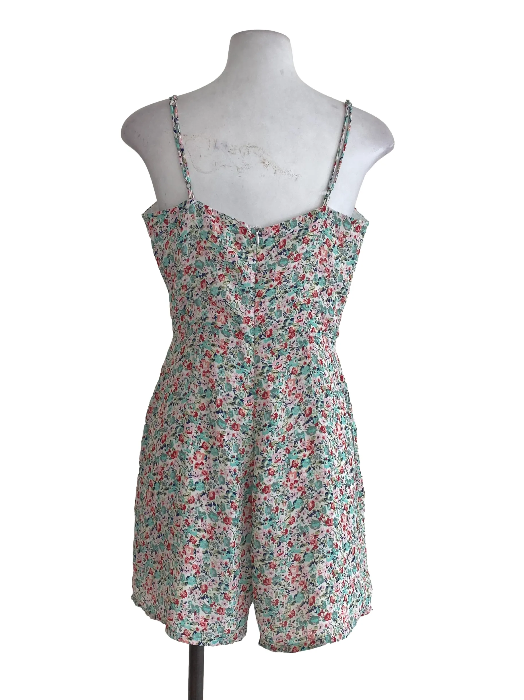 Mint Floral Rompers