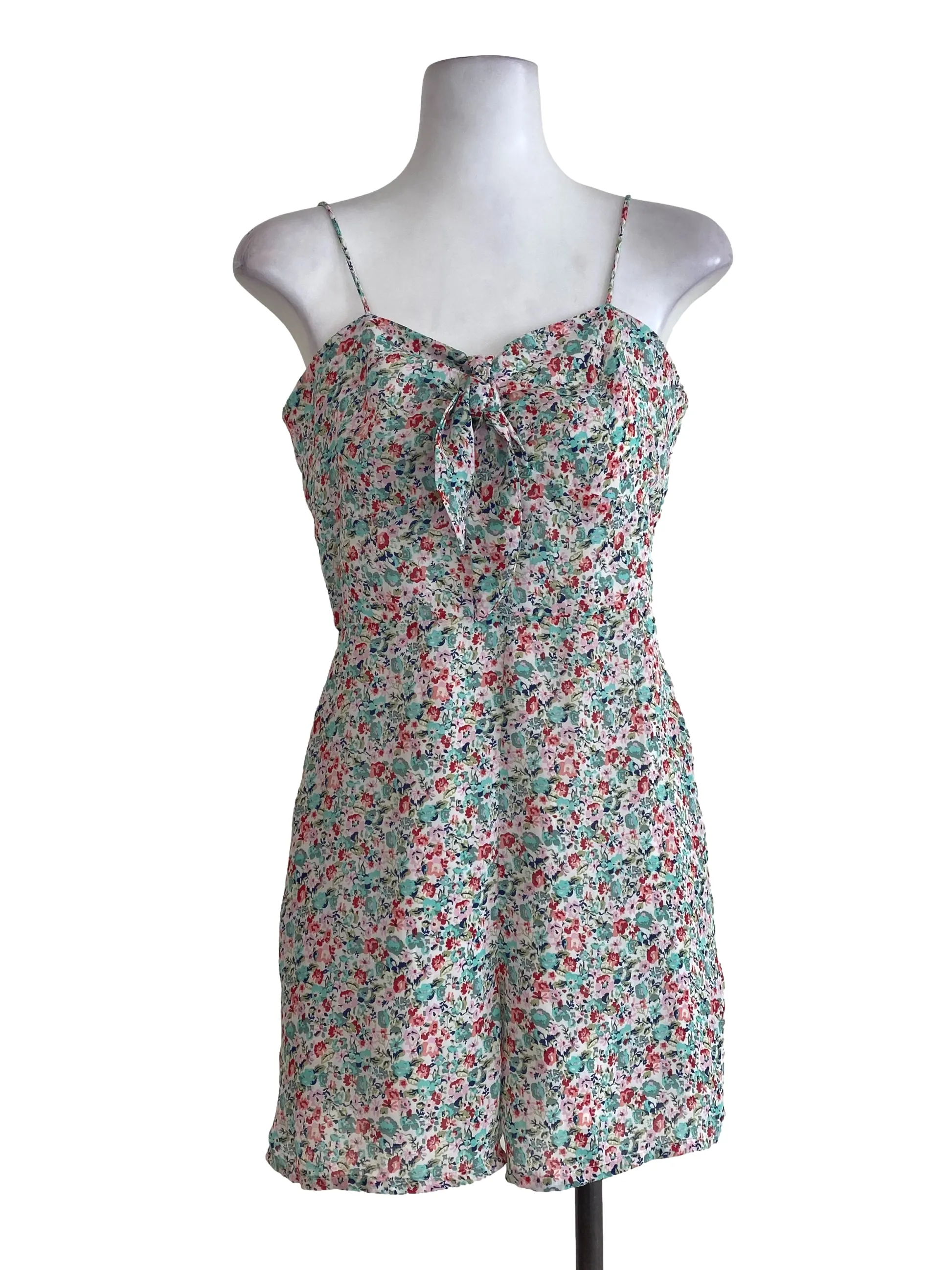 Mint Floral Rompers