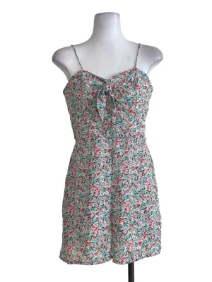 Mint Floral Rompers