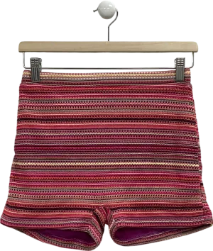 Missy Empire Pink Crochet Shorts UK 10